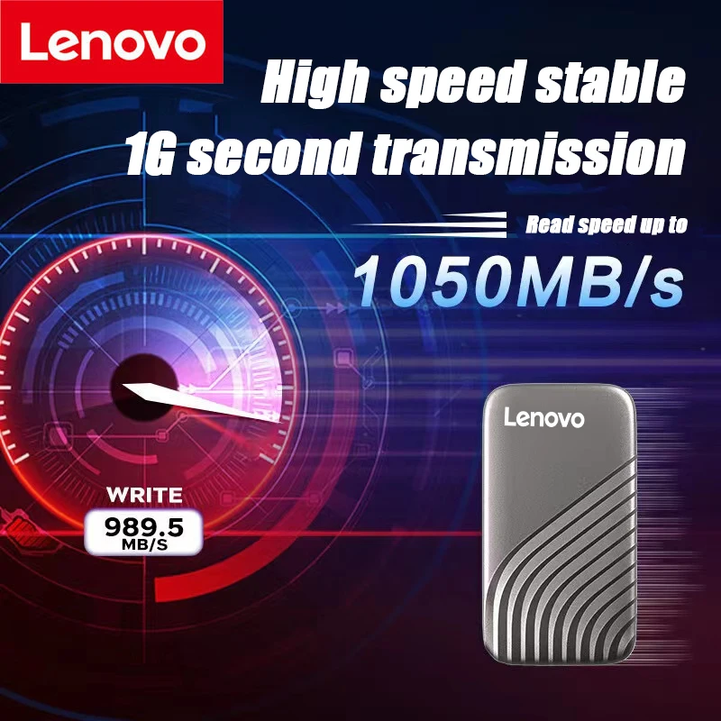 Lenovo Original High-speed 128TB 16TB 512TB Portable SSD 2TB Portable External Solid State Hard Drive USB3.1 Interface Mobile