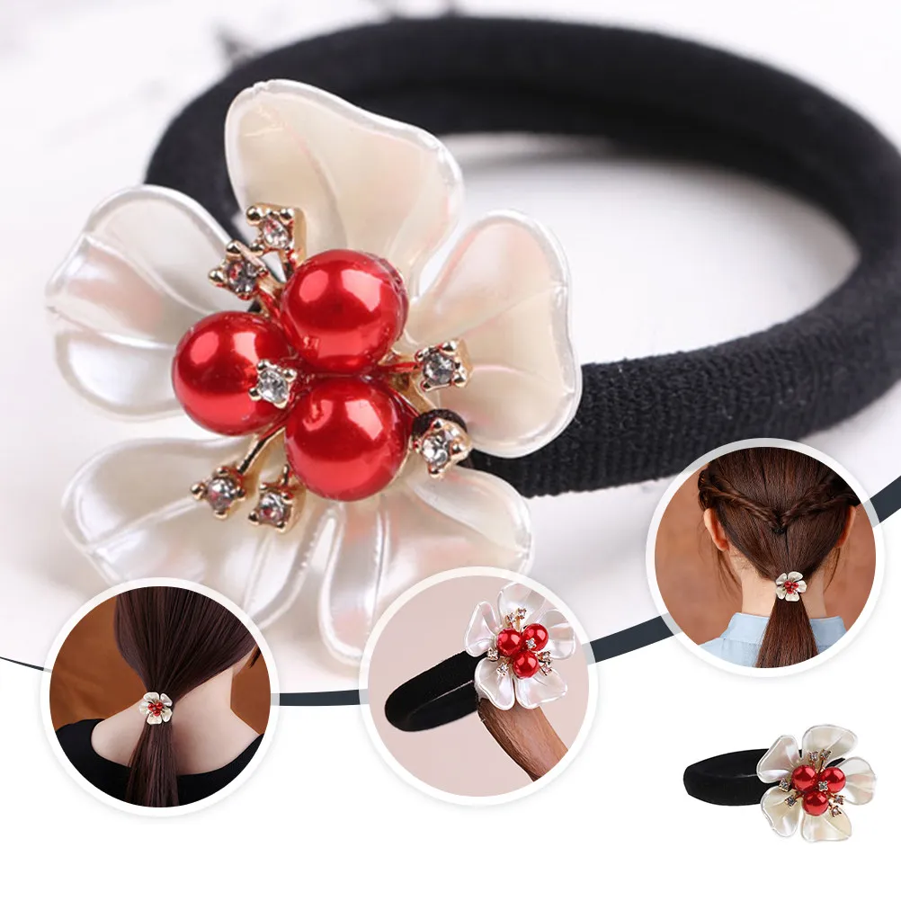 

Premium Petal Hair Scrunchies Chic Design Adds Style Comfortable Versatile Good Decorative Properties for Hair