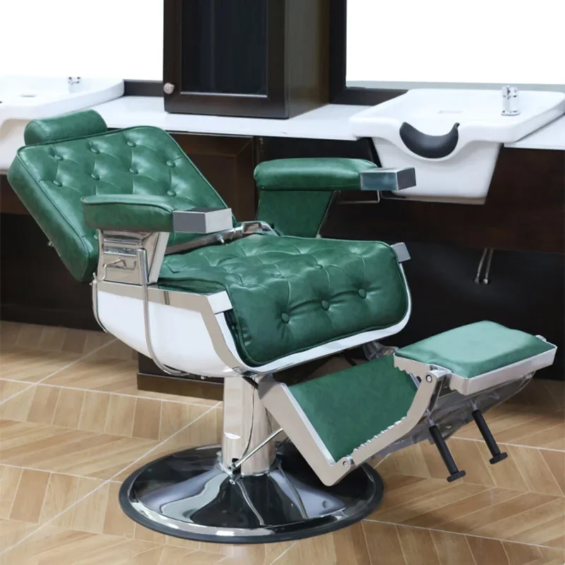 

Headrest Barbershop Barber Chair Modern Washbasin Tabourets Prodgf Barber Chair Pedicure Salon Silla De Barbero Home Furniture