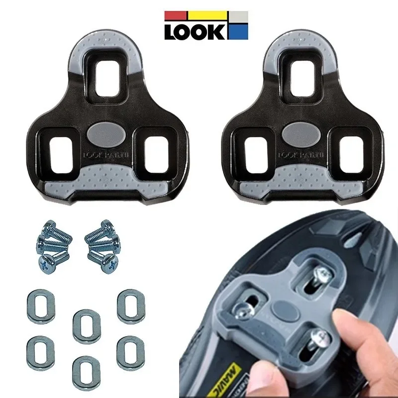 LOOK Cleats Attachment Look Keo Grip Road Bike Anti-Slip System Locking Plate TPU Clamp Can Be Positioned 0/4.5/9 Degrees