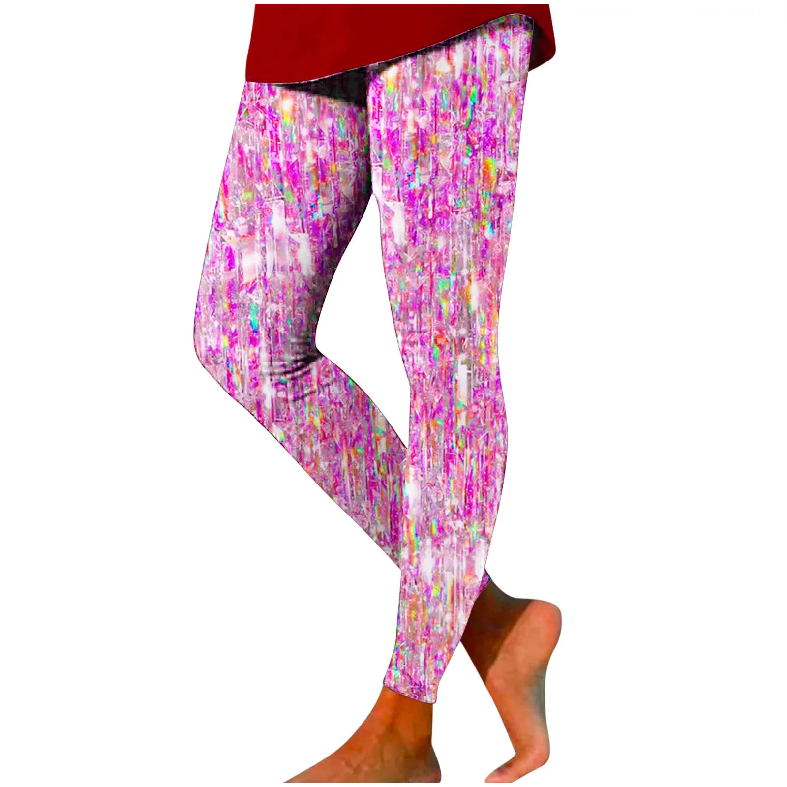 Leggings informales con estampado 3D para mujer, pantalones de Yoga elásticos cómodos, talla grande, nueva moda