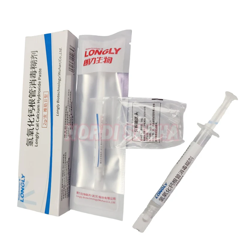 

2g/Syringe Dental LONGLY Calcium Hydroxide Root Canal Disinfectant Paste Type II Applicator Dentist Materials
