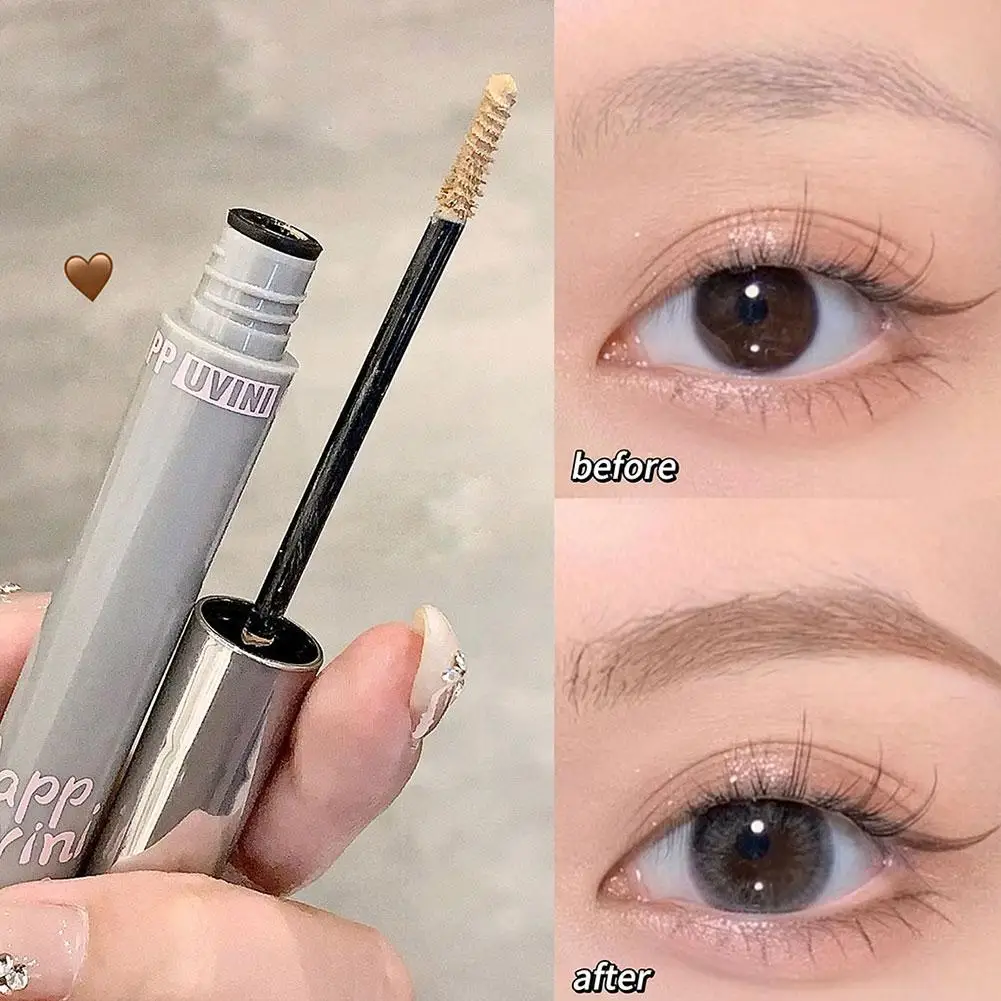 Tinte de cejas de 4 colores, resistente al agua, líquido de larga duración, Gel Natural para cejas, Enhacer, tinte de café, máscara, crema de maquillaje P9D7