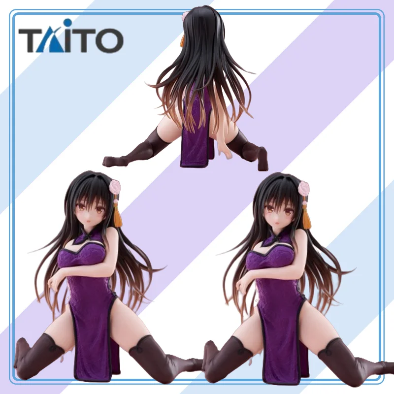 【100% asli】TAITO To LOVEru Darkness Kotegawa Yui -Desktop Cute - Gaun Cina Ver. Karakter Kartun Model Seri Koleksi