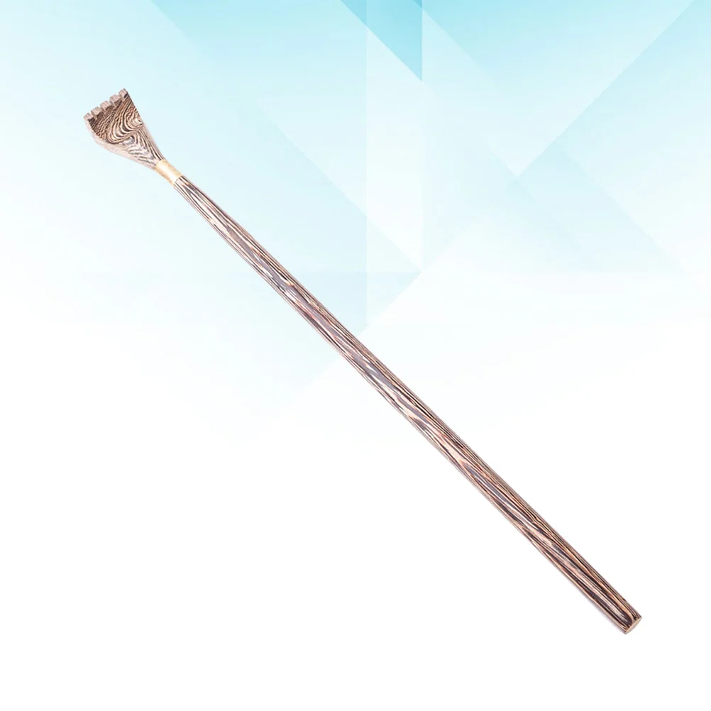 أداة تدليك محمولة بمقبض طويل قابلة للتمديد من خشب جناح الدجاج، أداة تدليك محمولة للاسترخاء، أداة خدش خلفية خشبية #5