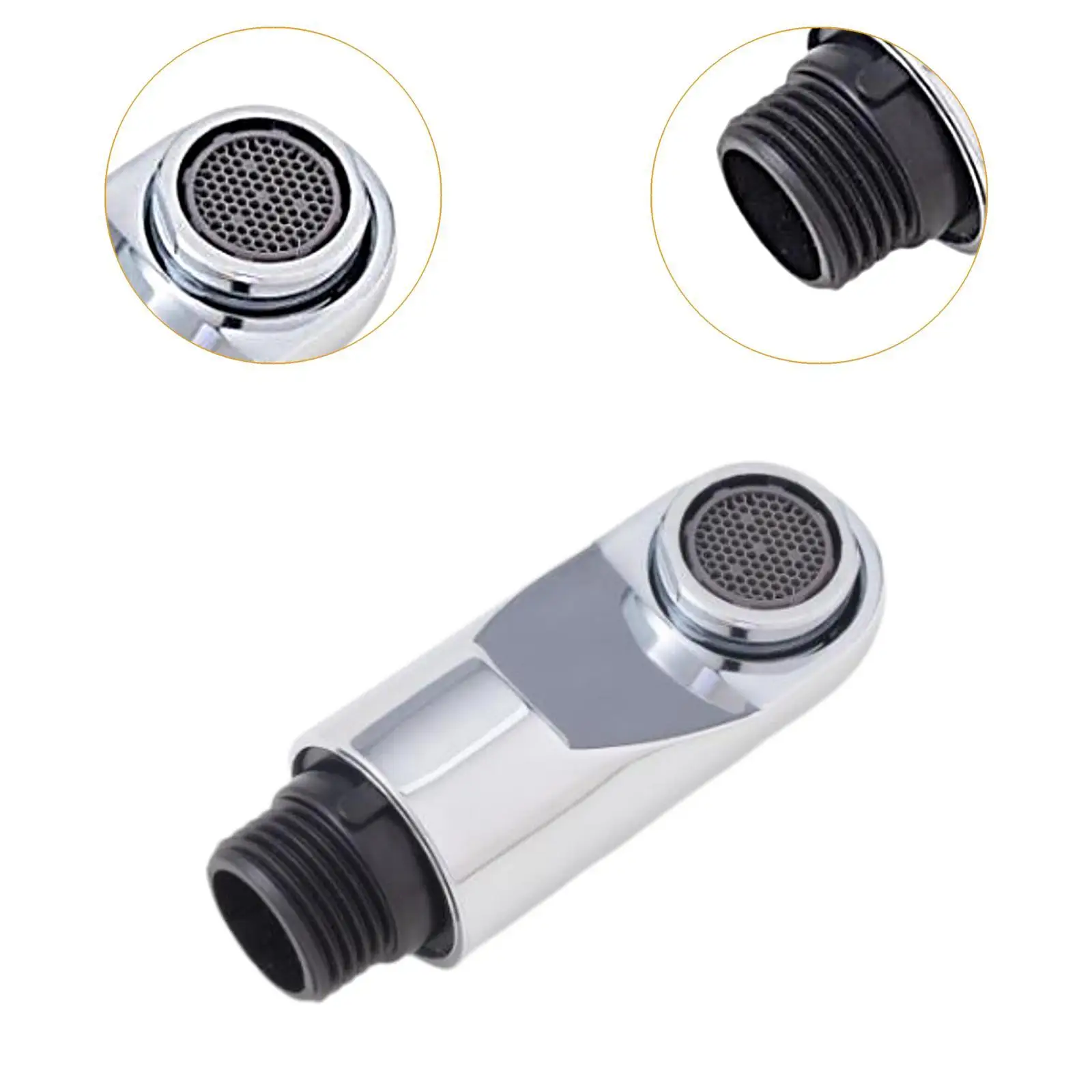 Shampoo Adapter Shower Sprayer Head Compact Massage Spa Faucet Attachment for Home Salon Barber