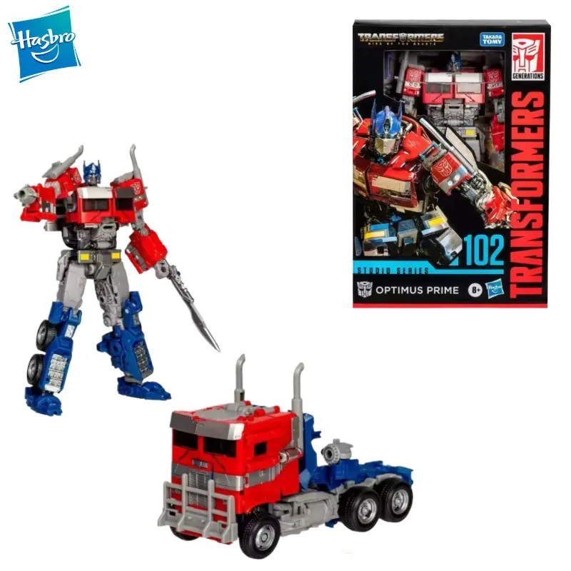 

New Original Hasbro Transformer G1 V-class Optimus Prime Studio Action Figure Model Toy Birthday