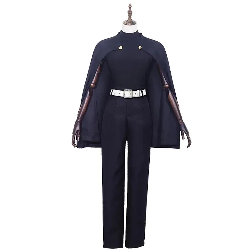 コミック呪術廻戦禅忍マキアニメコスプレ衣装制服マントグリーンショートウィッグ渋谷事件アーチハロウィン女性スーツ