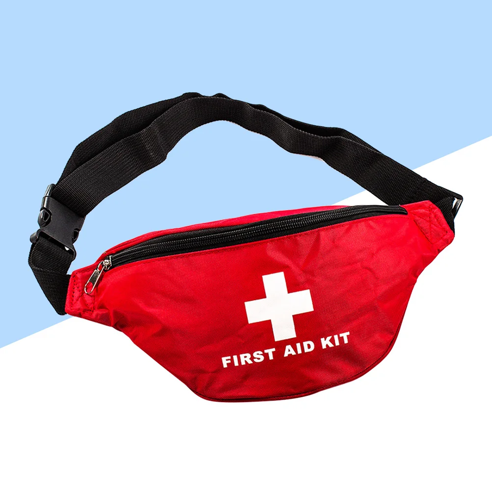 

First Aid Waist Bag Premium Nylon Waterproof Portable Emergency Pouch For Outdoor Boating Kayaking Canoeing Surfing Health Care