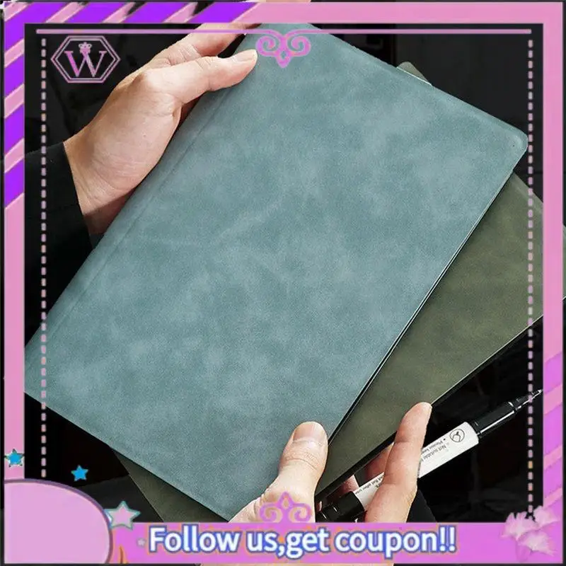 Quadro branco pequeno apagável A5 caderno de couro portátil rascunho livro escrita de couro