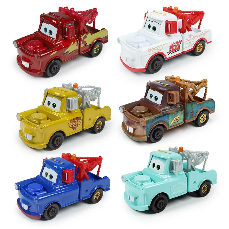 Cars 2 3 Main Character Recovery Vehicle Mater Series Ivan Darth Vader Painting Version Alloy Car Toys For Children