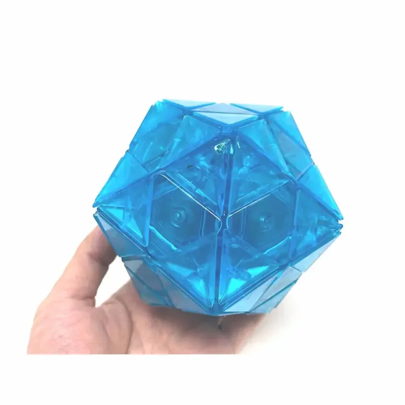 Calvin's Puzzles Zauberwürfel Evgeniy Icosahedron Karussell Dogix Standard Eiskörper Komplettaufkleber-Set DIY Denksportaufgaben Spielzeug