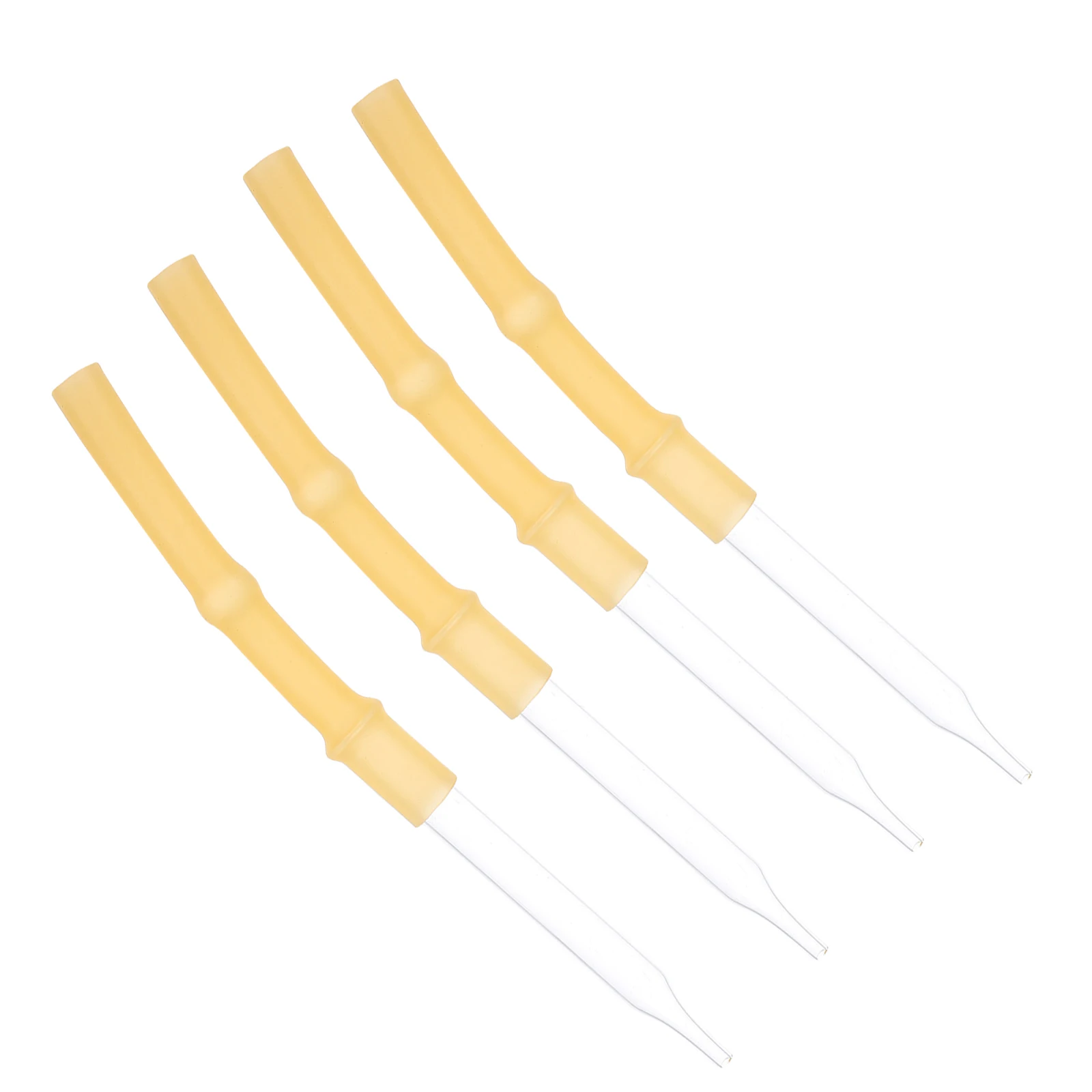 

4Pcs Alkaline Tips Stable Design Smooth Surface Lab Equipment Accessory Hose Glass Beads Universal Parts for Experiments