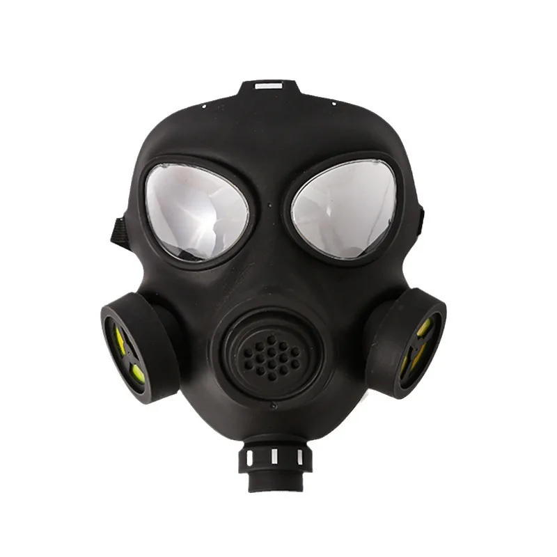 Halloween Anti-fog Double Wind Drum Gas Mask Props Resident Evil Sweating Real CS Field Mask