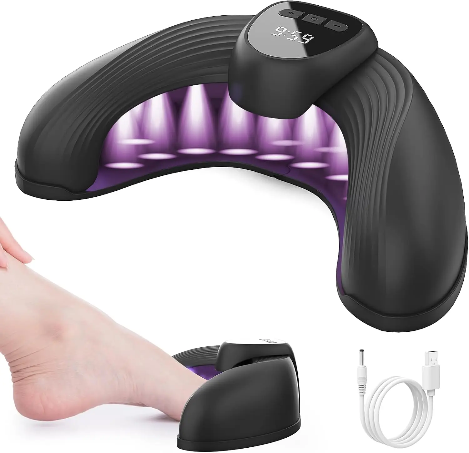 

Nail Fungus Laser Device Against Nail Fungus 18*470nm&4*930nm RechargeableTherapy Effectively Remove Onychomycosis Grow Toe Nail