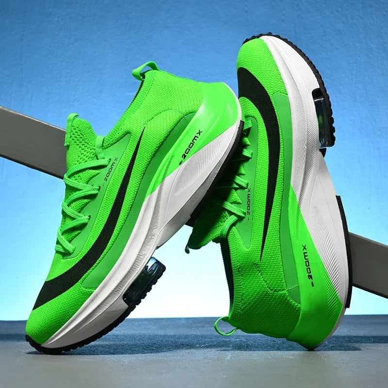 Men Running Shoes Jogging Sneakers Trainer Race Cushioning Outdoor Luxury shoes Mesh Off-road Shoes Breathable Couple Non-Slip image 5