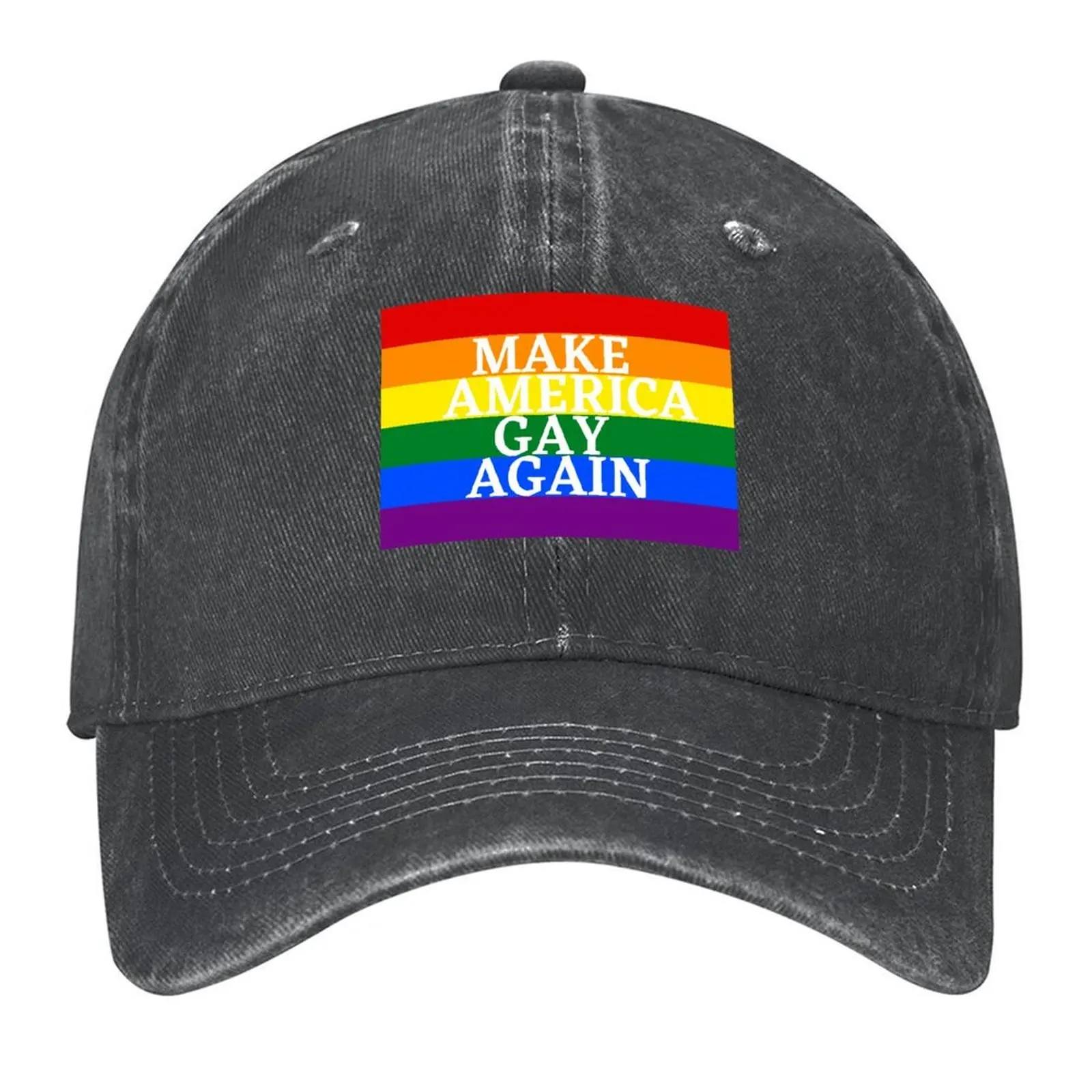 

Make America gay again Baseball Cap Beach Bag designer cap hats for men hiking hat Golf Wear Men Women's