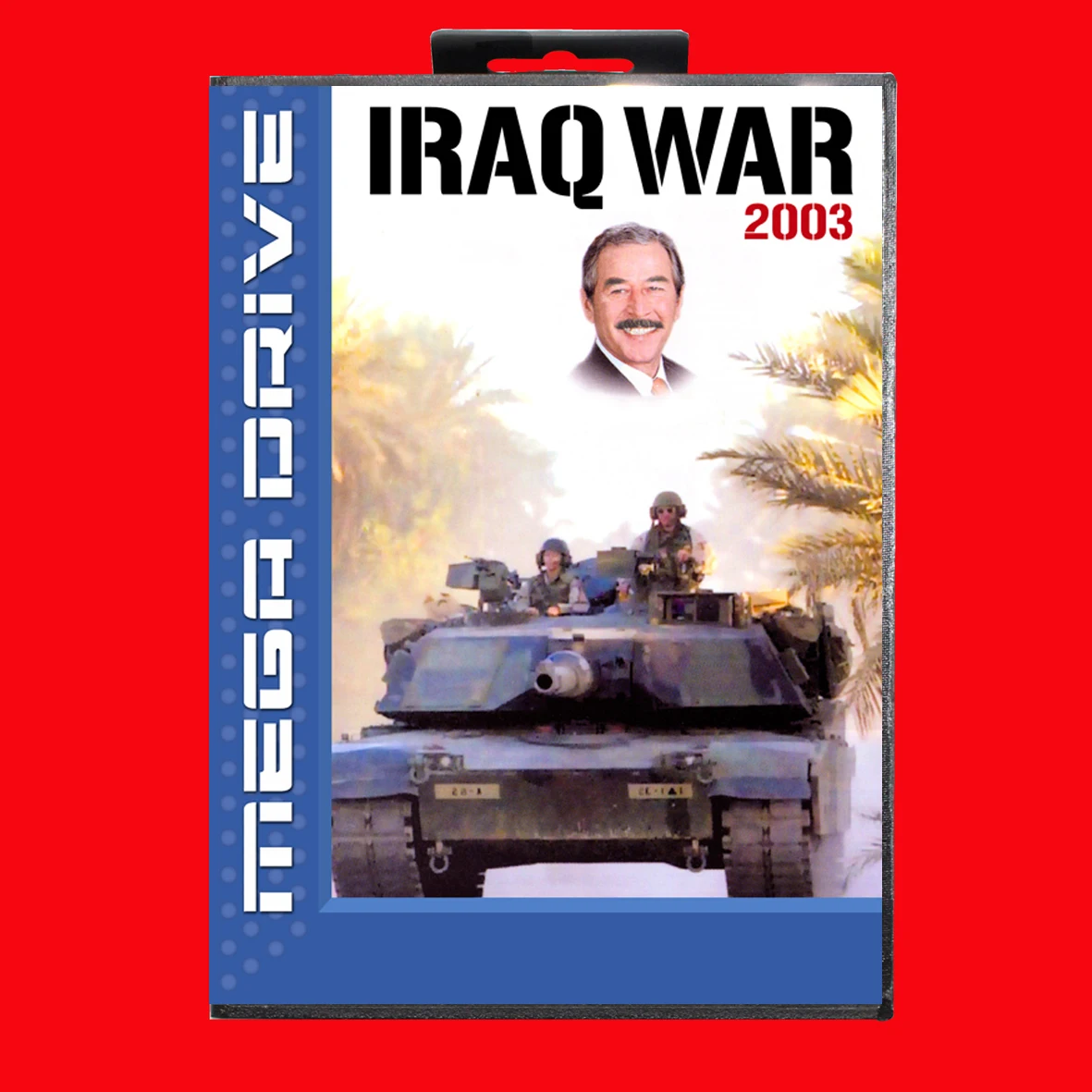 

Iraq War 2003 with EUR Box for 16 Bit Sega MD game Cartridge Megadrive Genesis system