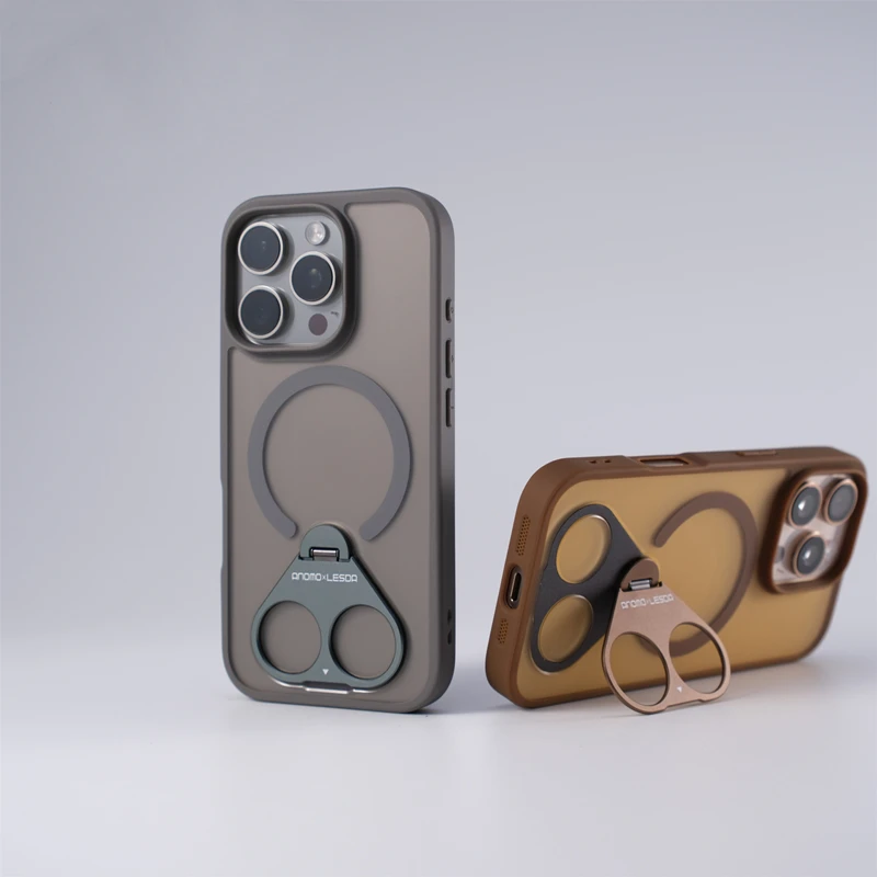 

Креативный держатель-подставка для телефона MagSafe для iPhone 16, 17 pro max, 15 Pro, 14, 13, 12, 11, жесткий чехол с магнитной беспроводной зарядкой