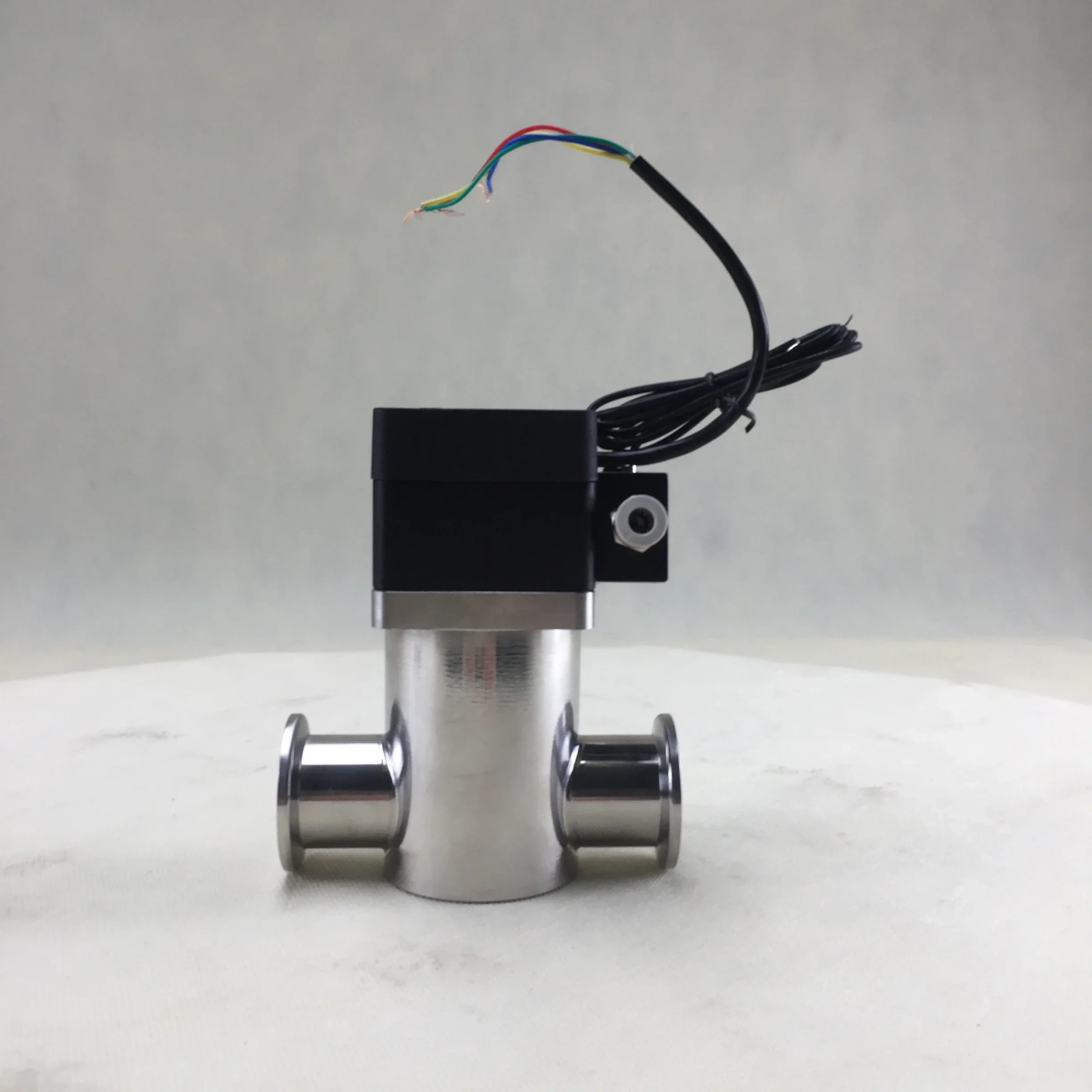 high vacuum pneumatic block straight valve GDQ-25B(KF)