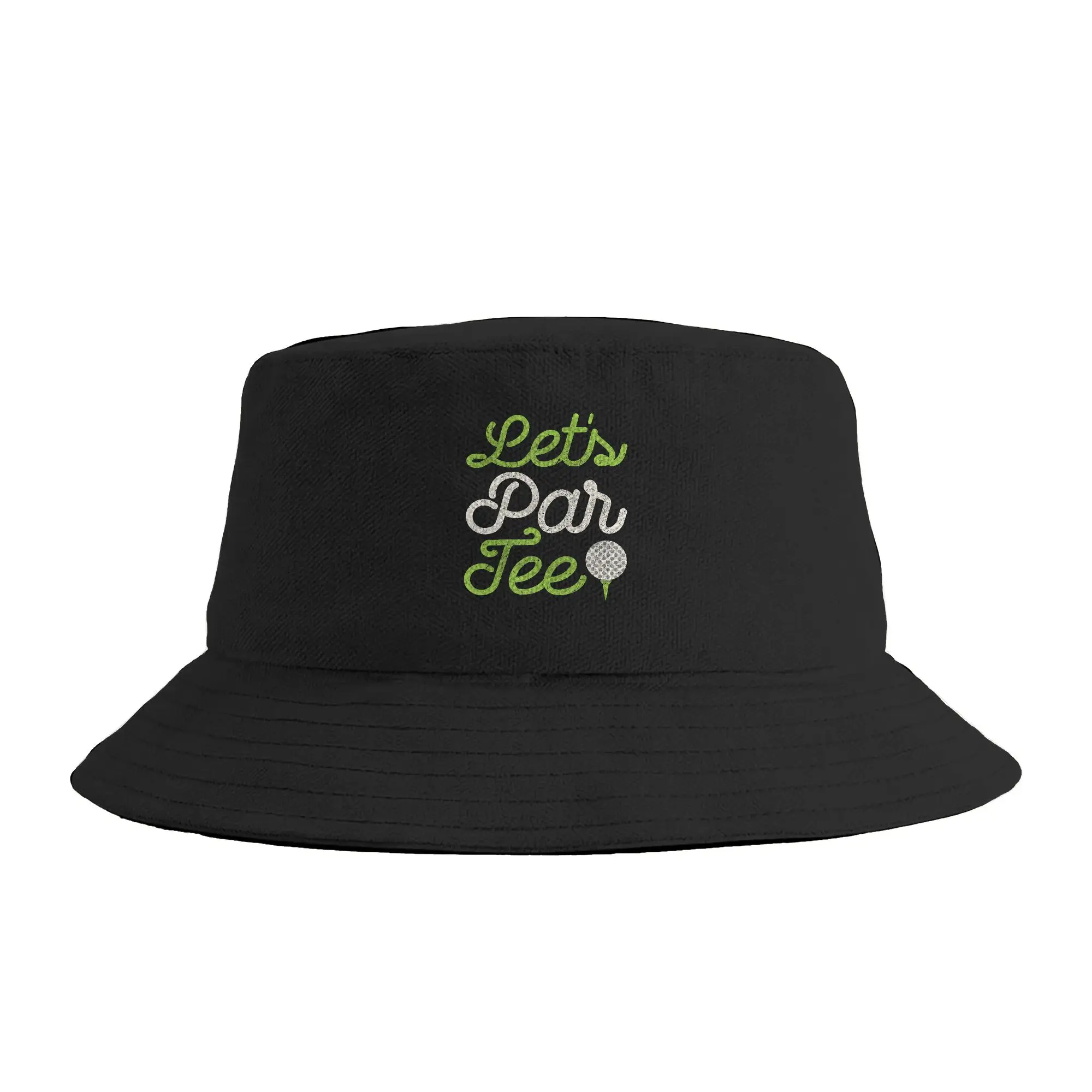 Let’s Par Golf Player Golfer Bucket Hat Summer  Casual Fisherman Hats For Unisex Breathable Travel Hiking Caps Harajuku Sun Hats
