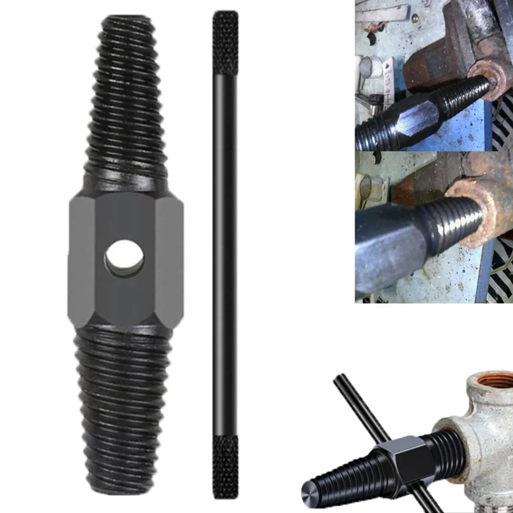 

Valves Screw Dual Head Faucet Extractor Damaged Broken Wire Remover Water Drill Bits Tools Sliding Tooth Picker