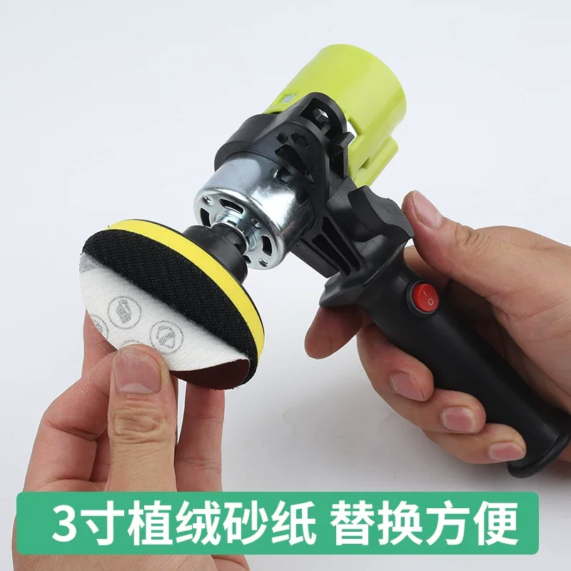 

2 inch electric suction cup grinder 3 inch hand-held sandpaper dry grinder high-speed polishing wall