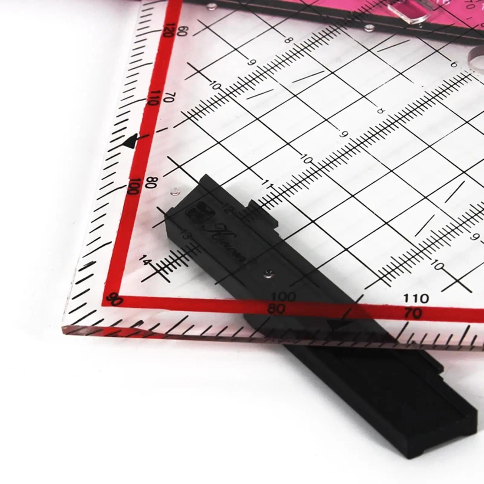 

Professional Math Geometry Tool Drawing Ruler, Protractor, Triangle Supplies Carpenter（Metric and ）