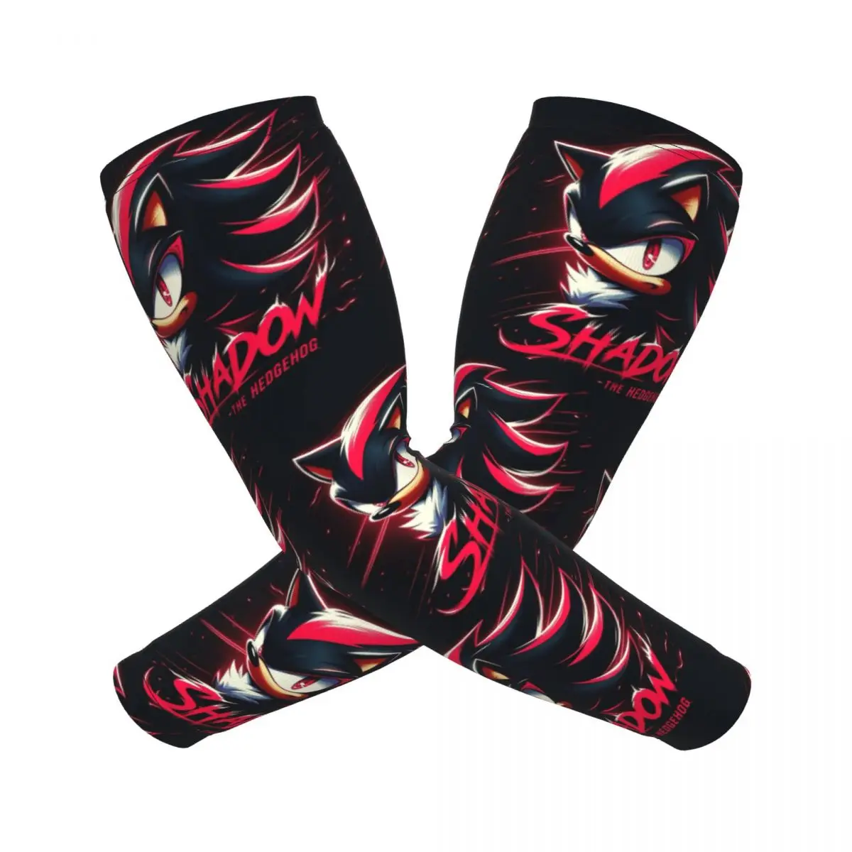 

Shadow The Hedgehog рукава для мужчин и женщин защита от солнца и ультрафиолета татуировка прикрытие спорт охлаждение велосипедный спорт