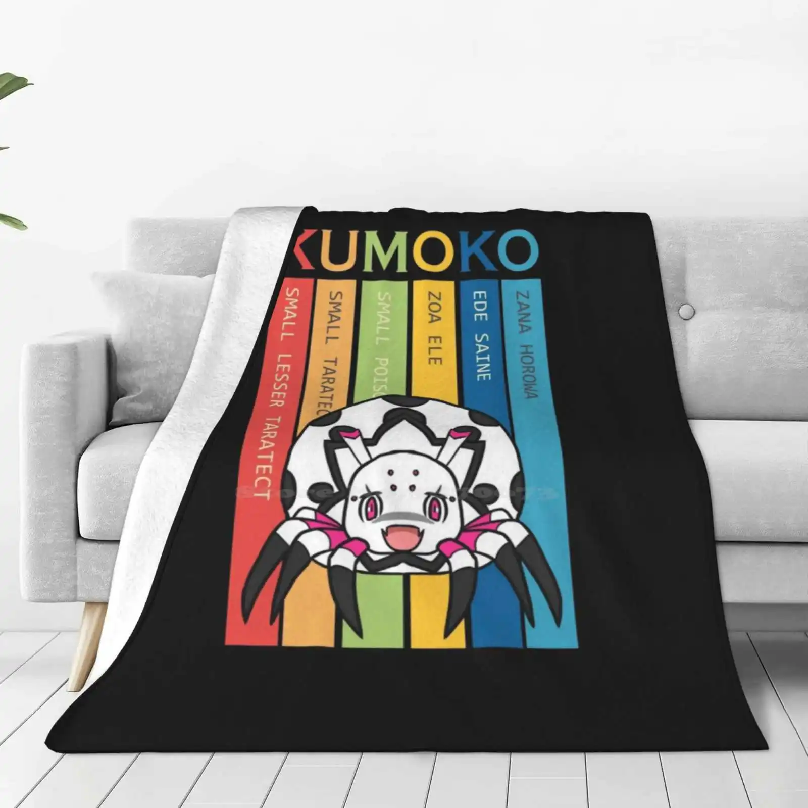 Kumoko , So I'M A Spider , So What ? Kumo Desu Ga Nani Ka Anime Creative Design Light Thin Soft Flannel Blanket Kumoko So Im A