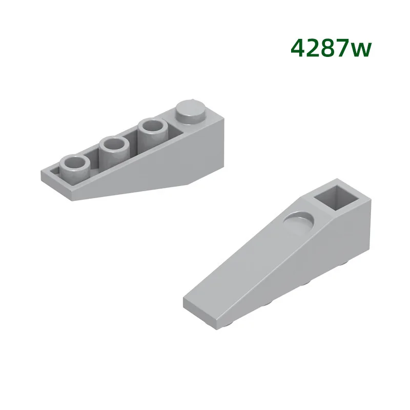 MOC 10PCS 4287W Plate Board Base Adaptive Bricks Slope Inverted 4 X 1 Building Block Toy Birthday Adult Special Fun Gifts