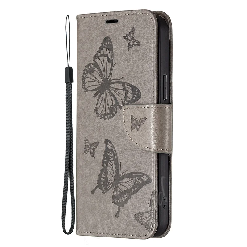 Butterfly Case for Nokia G42 G310 G22 G21 G11 G20 C1 Plus 5.4 3.4 2.4 5.3 2.3 1.3 Cover Leather Card Slots Stand Full Protection