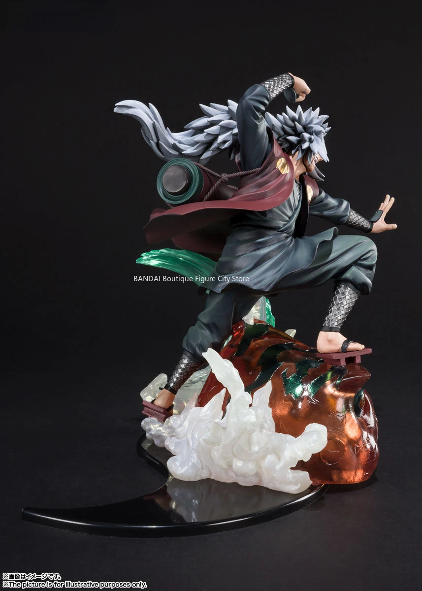 Bandai ناروتو Figuarts صفر Jiraiya عمل الشكل ، لعبة هدية ، جمع نموذج ، هواية في المخزون