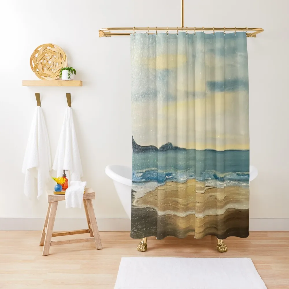 

Rockaway Beach by Tabitha Kremesec Shower Curtain Bathroom Accessories Shower For Bathrooms Shower For Bathroom Curtain