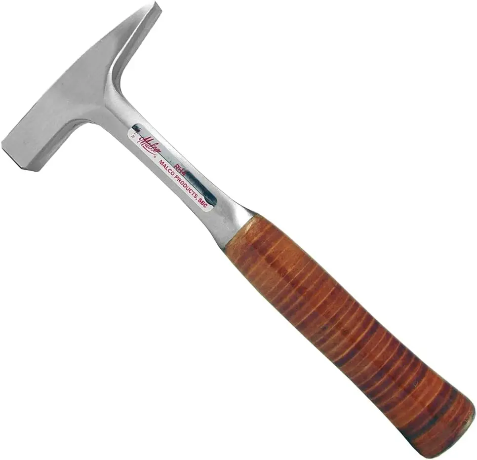 

12 oz. Riveting Hammer with Leather Grip for Metalworking and DIY Projects, Durable and Comfortable