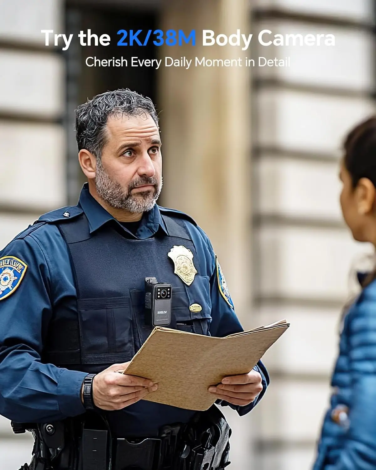 BOBLOV A28 Sports Action Camera Outdoor 2K HD Waterproof Night Vision Helmet Cam 9H Battery Bike Mount 128GB for Cycling