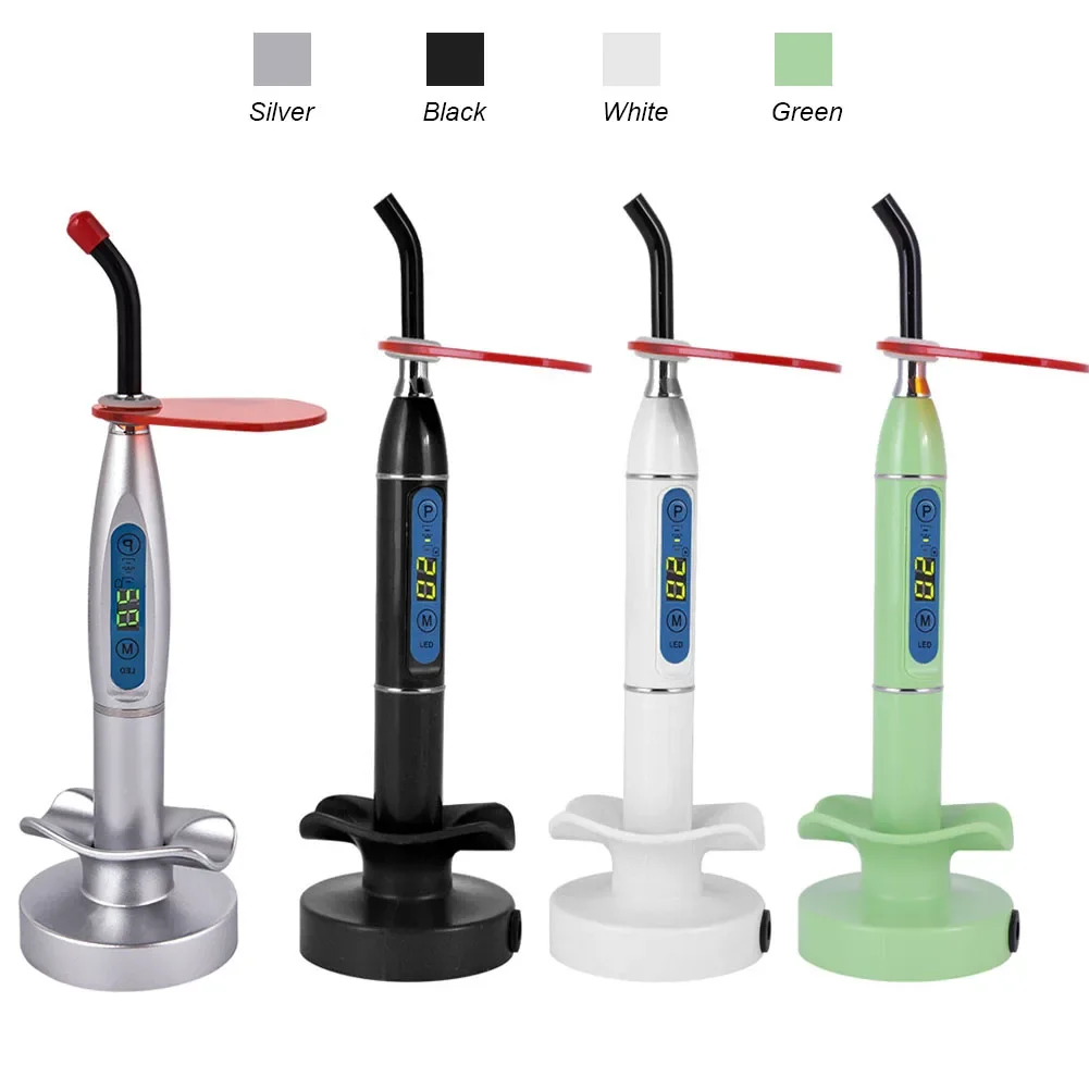 Wireless LED Dental Curing Light Device Blue Ray Dental Polymerized Resin Dentistry Material Cured Lamp Dentist Clinic Machine