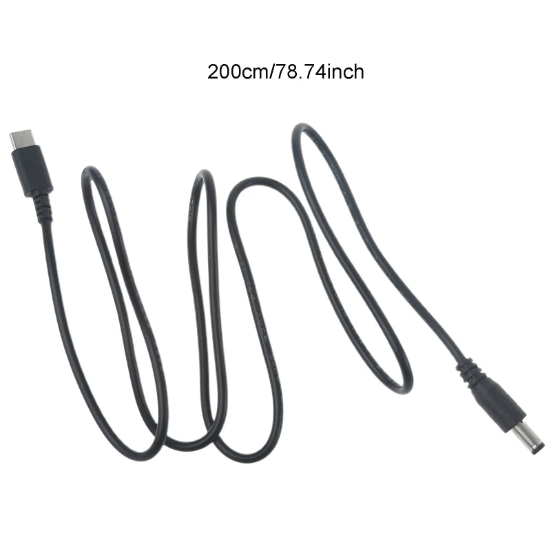 Kabel zasilający 2 USB PD do 9 V 12 V 15 V 20 V 5,5 2,1 mm do routera Laptop