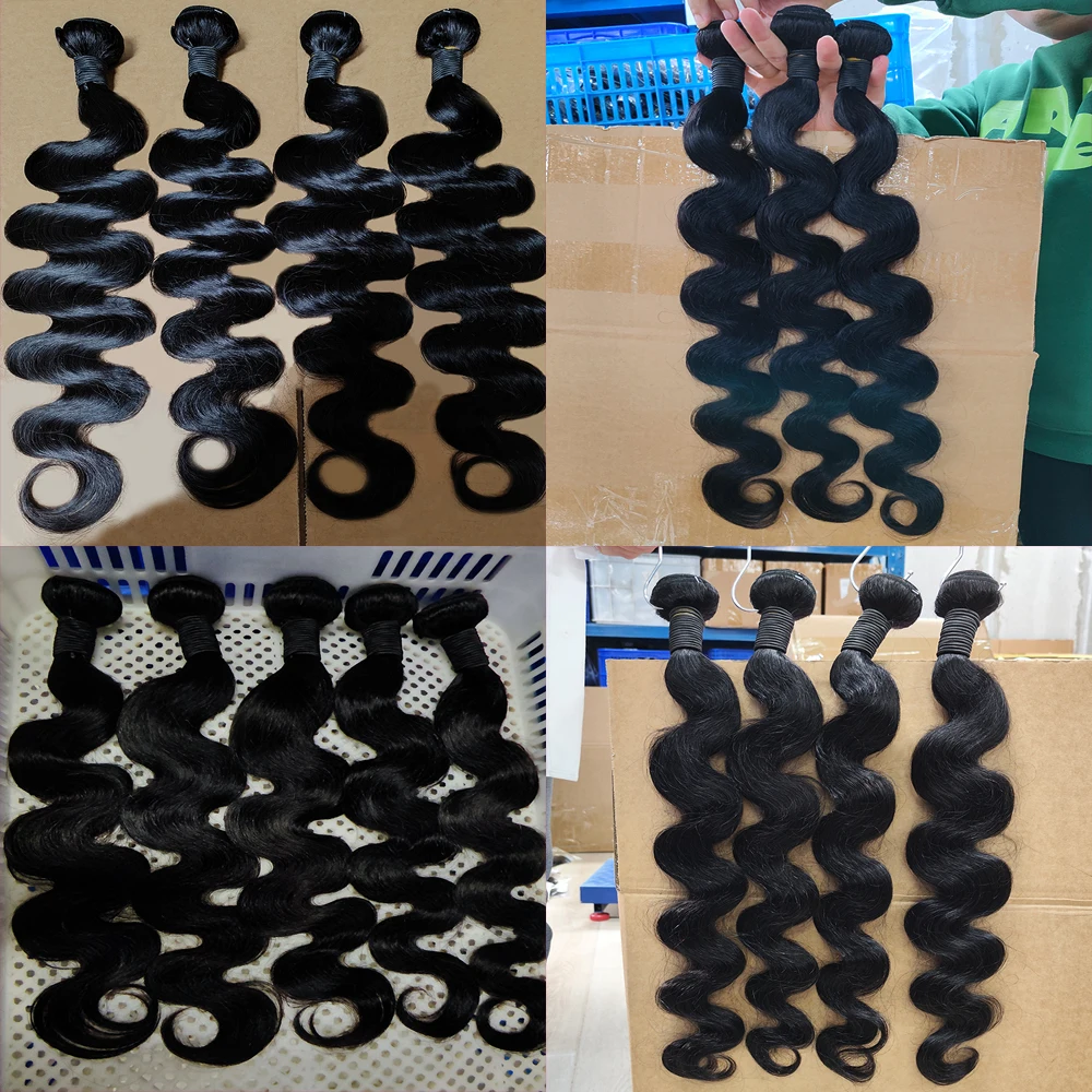 32 Inch Body Wave Bundles Human Hair Raw Hair Bundles Burmese Human Hair Bundles 100% Human Hair Extensions 3 Workdays Delivery