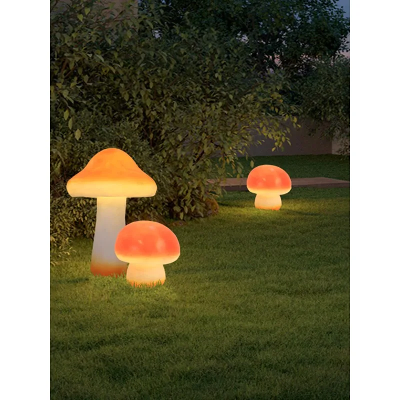 Solar mushroom lights, outdoor landscape lights, villa gardens, scenic spots courtyard lawn