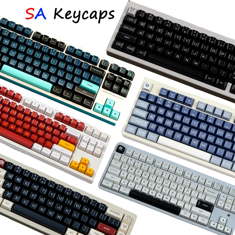 160 Keys GMK SA Profile Keycaps WOB BOW Rome Fishing Double Shot PBT Keycap For Mx Switch Mechanical Keyboard Custom DIY K500