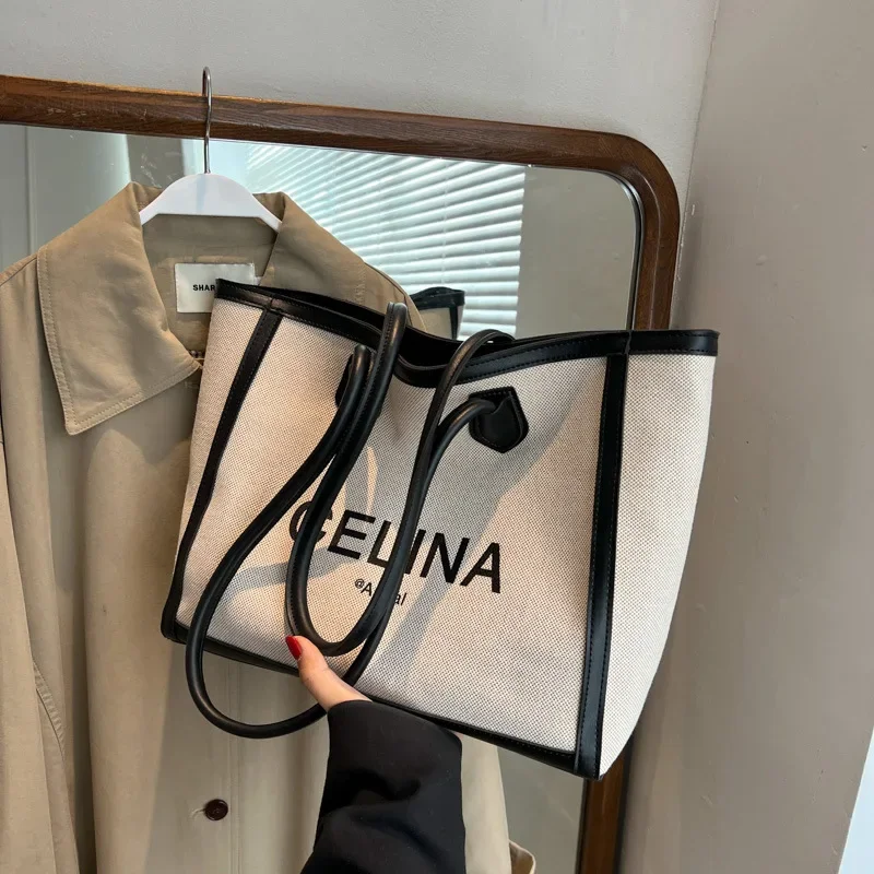 

Canvas Bag Women Shoulder Bags Fashionable Tote Bag for Women Designer Bag Shopping Bags Purse and Handbags Bolsos De Mujer Sac