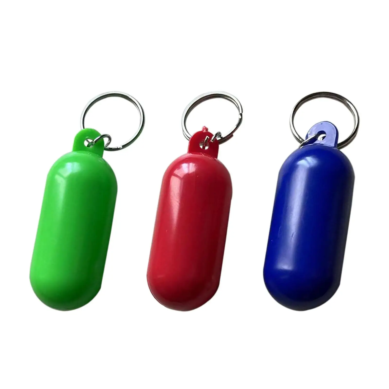 Floating Keychain Pendant Keyring Key Ring Set Floating Key Holder Water Key Float for Fishing Sailing Yachting Swimming Surfing