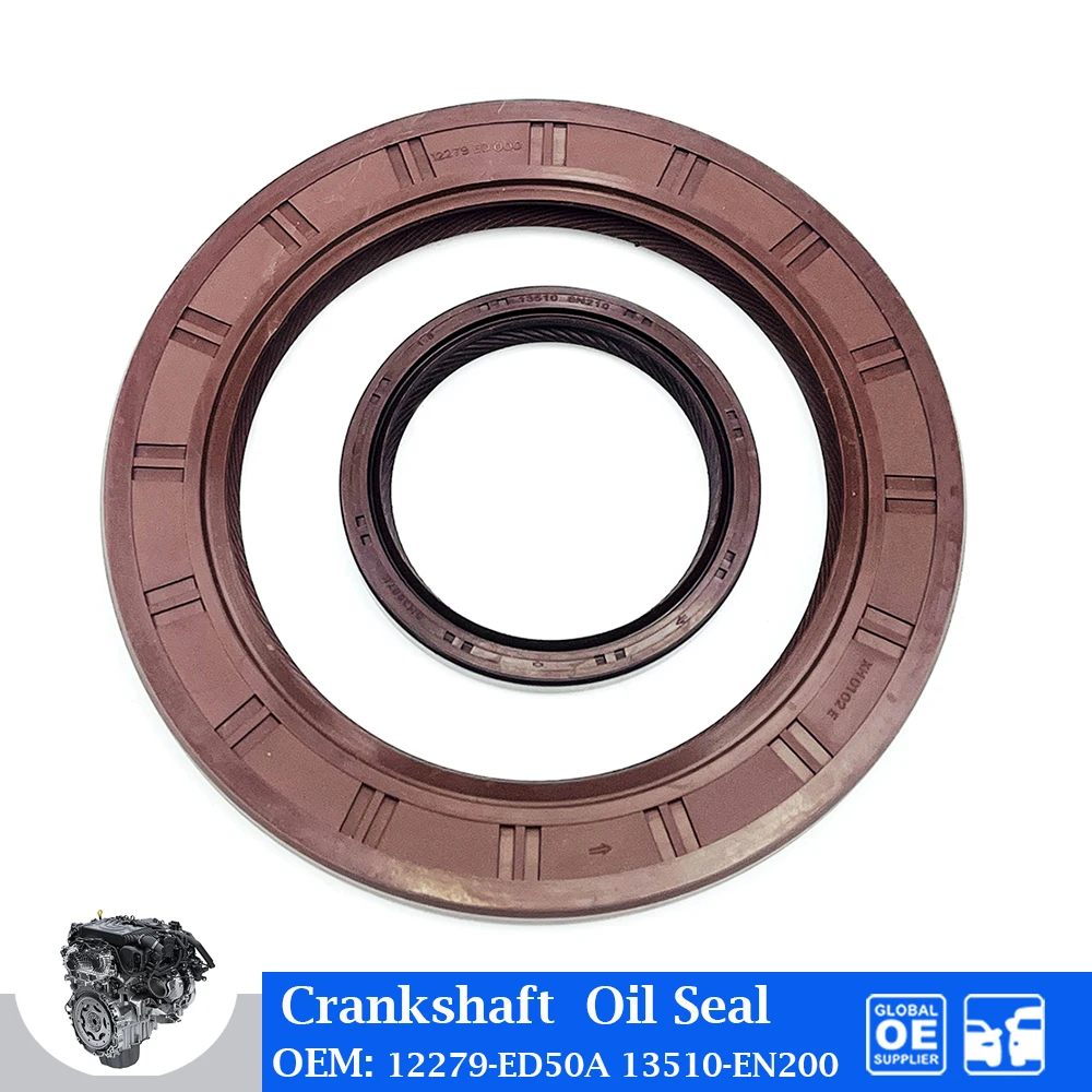 

Crankshaft Front Rear Oil Seal For Nissan MR20 MR18 DE Altima Sentra Rogue NV200 VERSA Car Accessories 12279-ED50A 13510-EN200