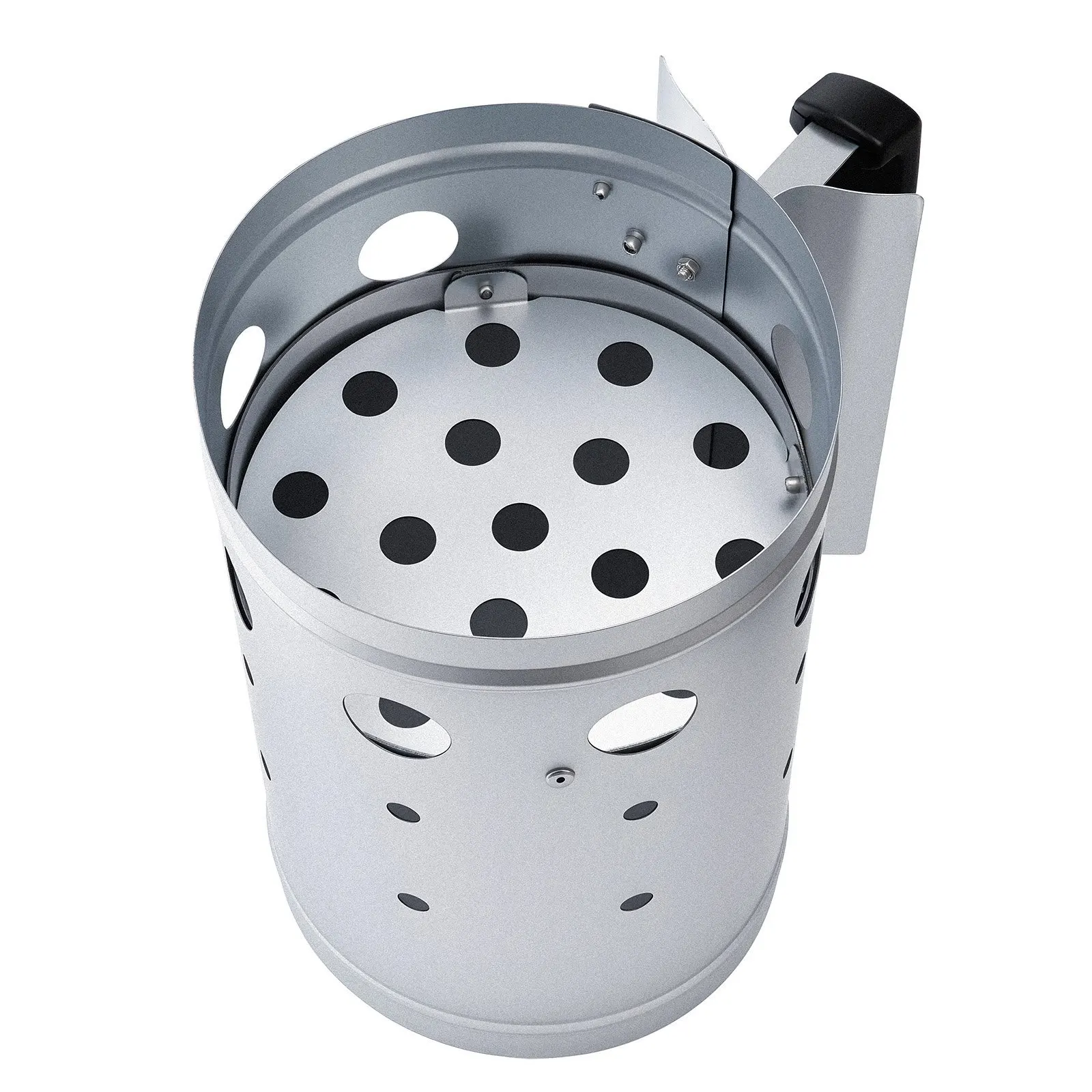 

Стартер для розжига угля, 4 фунта, большая емкость, для угольных печей, сверхпрочный стальной стартер для гриля и барбекю