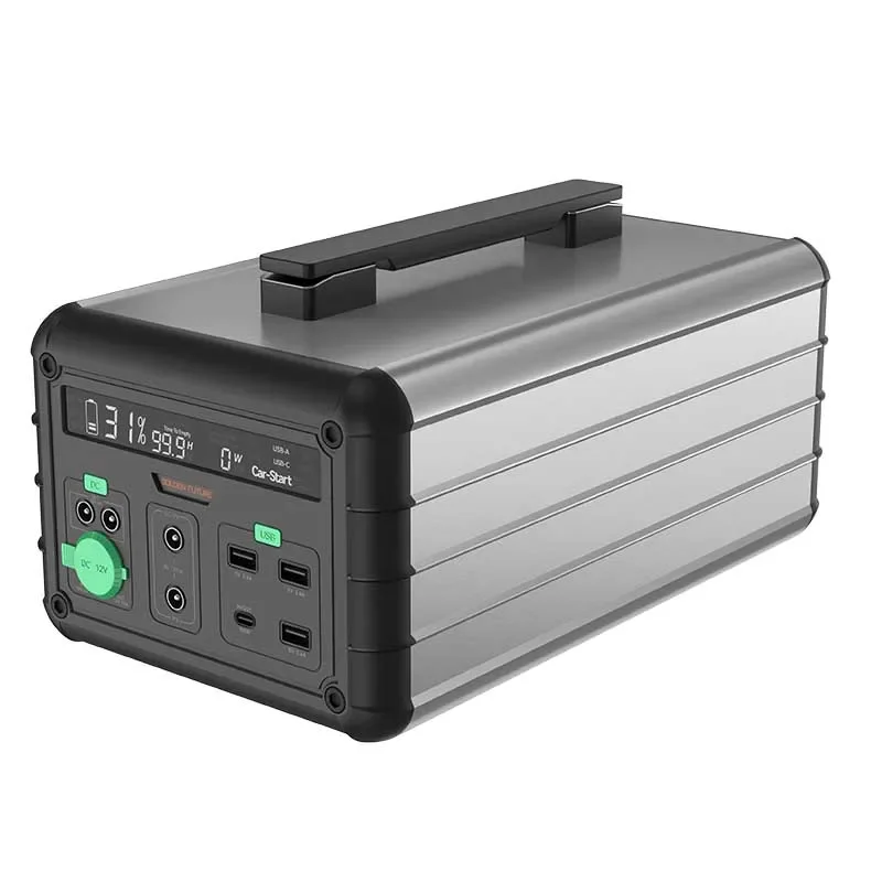 Portable Charging Station Kit Powerbank 600w Emergency Outdoor Portable Power Station