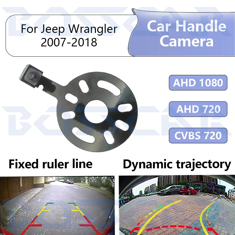 

Водонепроницаемая резервная камера заднего вида высокого разрешения для Jeep Wrangler 2007-2018, автомобильная стойка для запасных шин, камера заднего вида