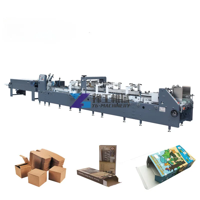 AS-650 Paper Box Gluing Folding Machine Box Folder Gluer