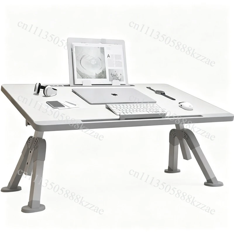 Adjustable Laptop Desk Eco-Friendly Compact Study Table Lazy Bed Accessories Small Workstation Platform for Home Use