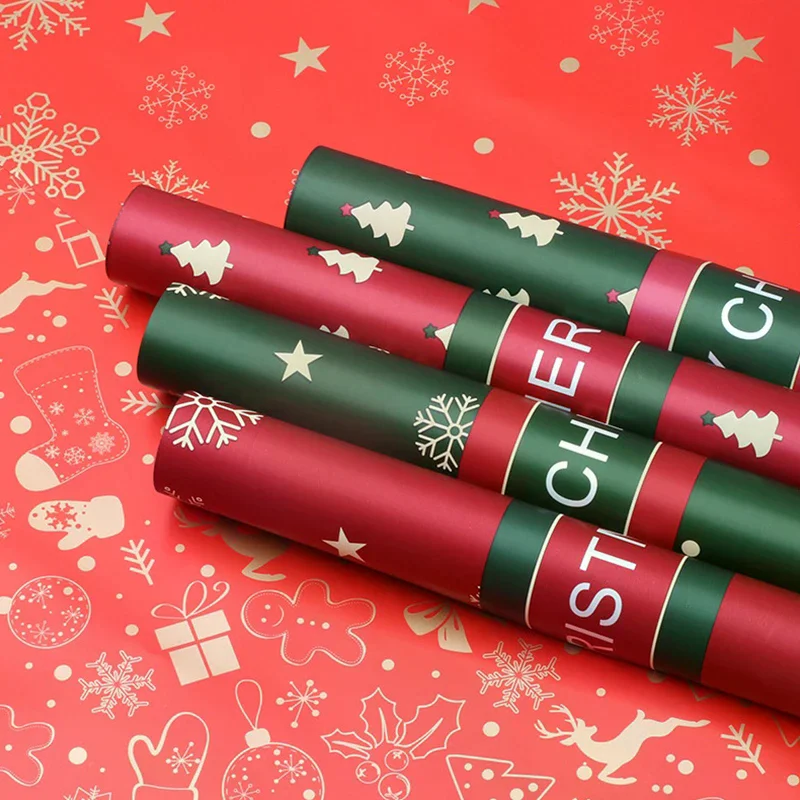 กระดาษห่อดอกไม้กันน้ำ 20 แผ่น ขนาด 57*57 ซม. สำหรับห่อช่อดอกไม้ ทำของขวัญคริสต์มาส DIY